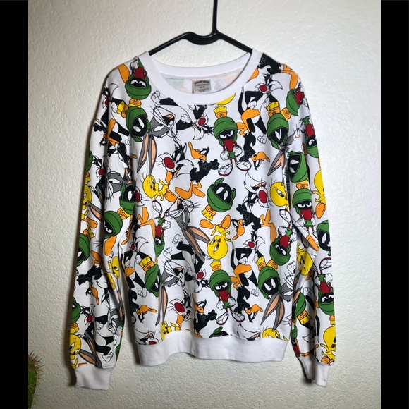 NWT Looney Tunes Sweatshirt Sz S & XL (JR) - Picture 2 of 6